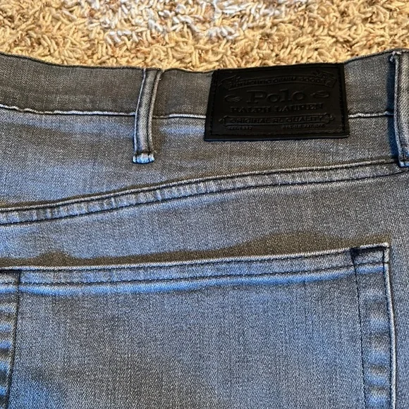 Polo Ralph Lauren- Men’s Grey Wash Black Label Jeans - Size 35/30